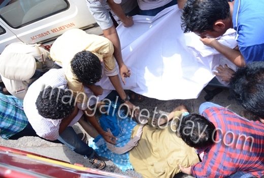 Lady GP member of Bajpe dies in accident 1
